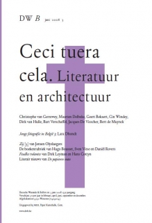 Ceci tuera cela. Literatuur en architectuur